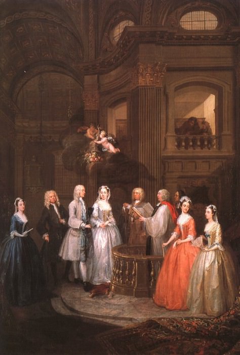 The Wedding of Stephen Beckingham & Mary Cox 1729 3, William Hogarth