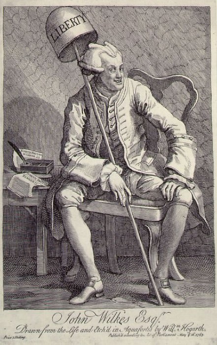 Джон Уилкес, эсквайр, 1763, Уильям Хогарт