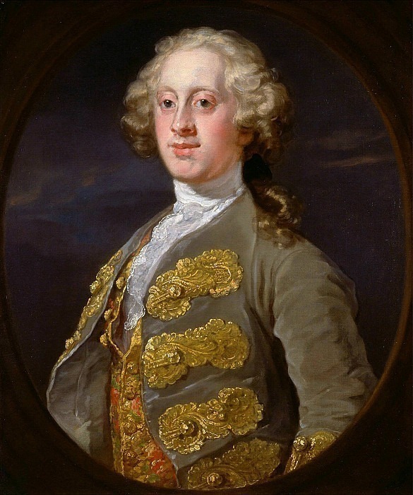 Уильям Кавендиш, маркиз Хартингтона, позже 4-й герцог Девонширский, Уильям Хогарт