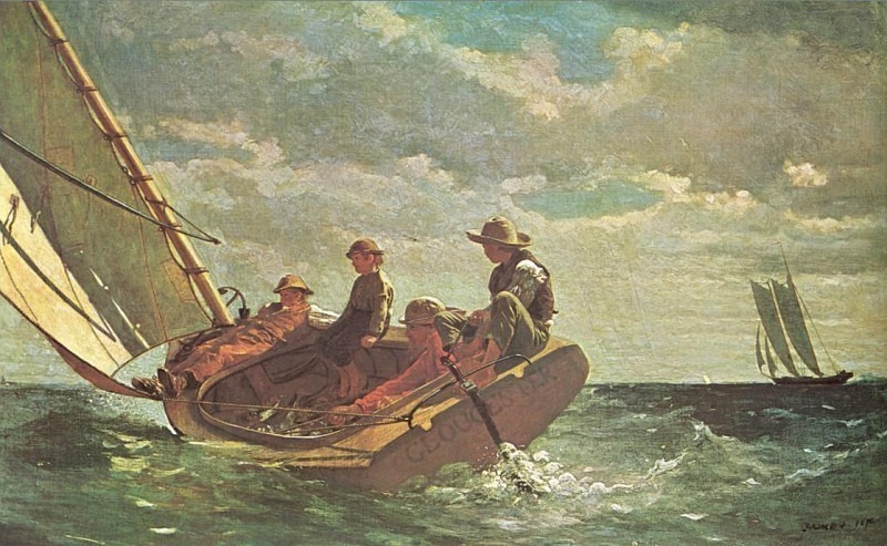 The Breezes Rise, Winslow Homer