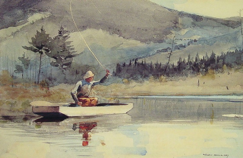 A Quiet Pool on a Sunny Day, Winslow Homer