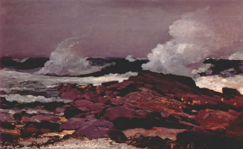 Eastern point, prouts neck, Winslow Homer