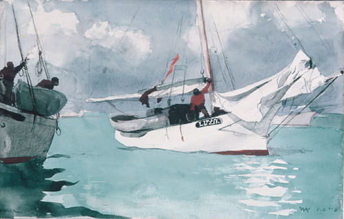Fishing Boats Key West, Winslow Homer