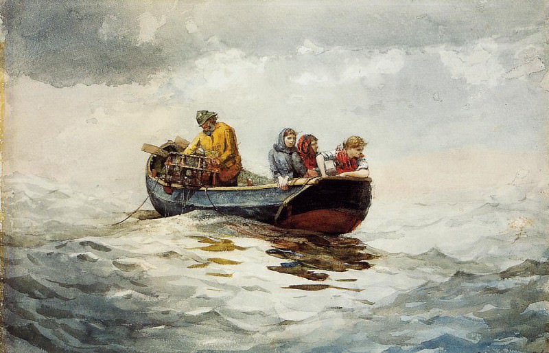 Crab Fishing, Winslow Homer