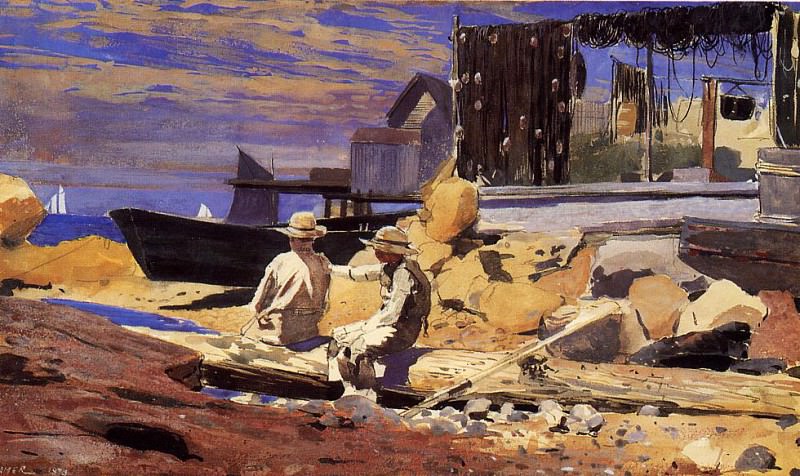 Waiting for the Boats, Winslow Homer