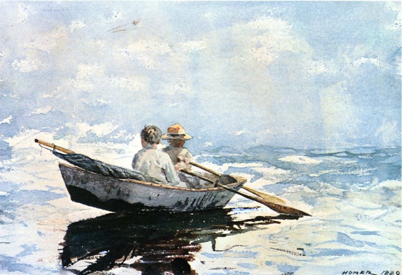 Rowboat, Winslow Homer
