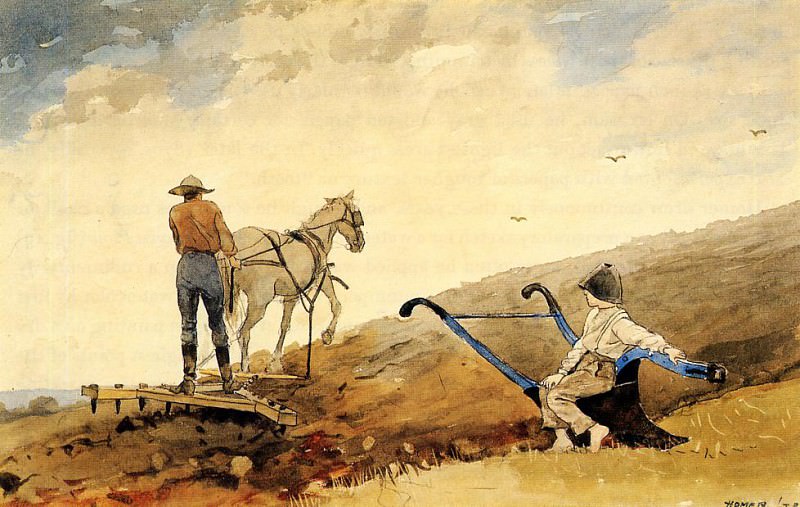 Harrowing, Winslow Homer