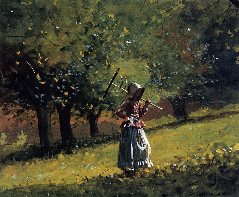 Girl with a Hay Rake, Winslow Homer