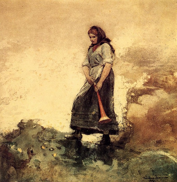 Daughter of the Coast Guard, Winslow Homer
