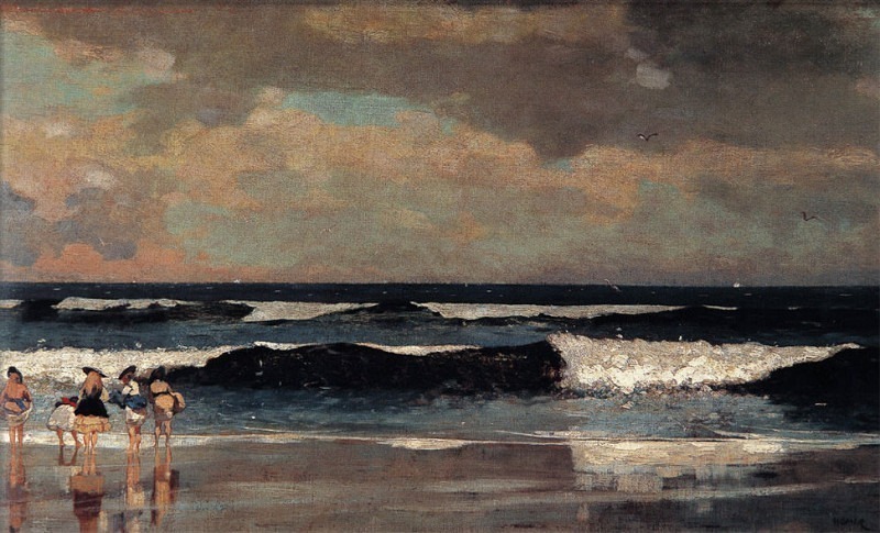 On The Beach, Winslow Homer