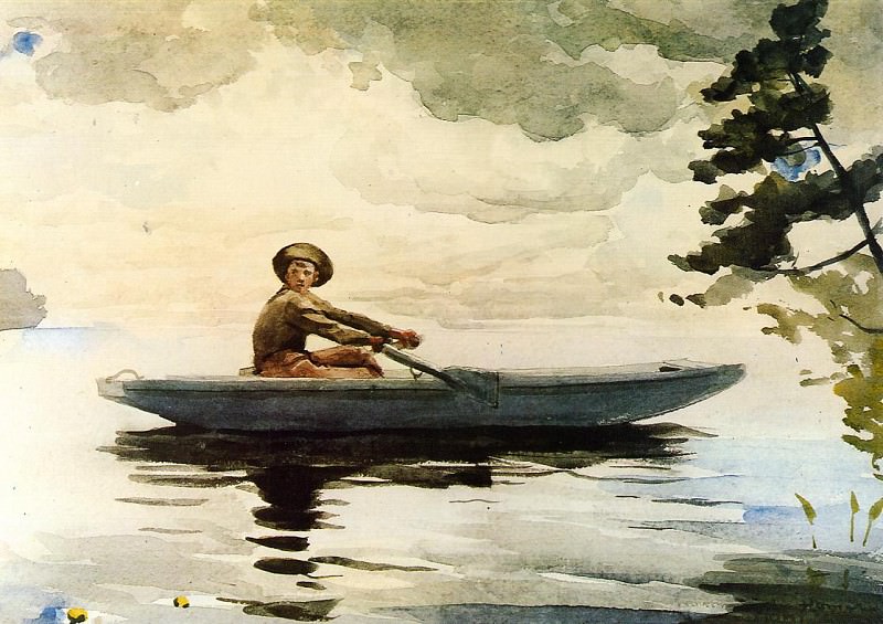 The Boatsman, Winslow Homer