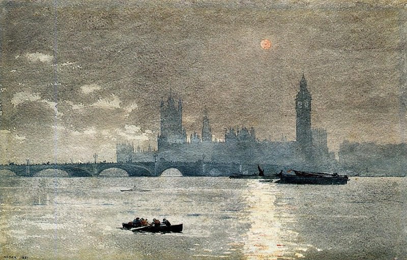 The Houses of Parliament, Winslow Homer