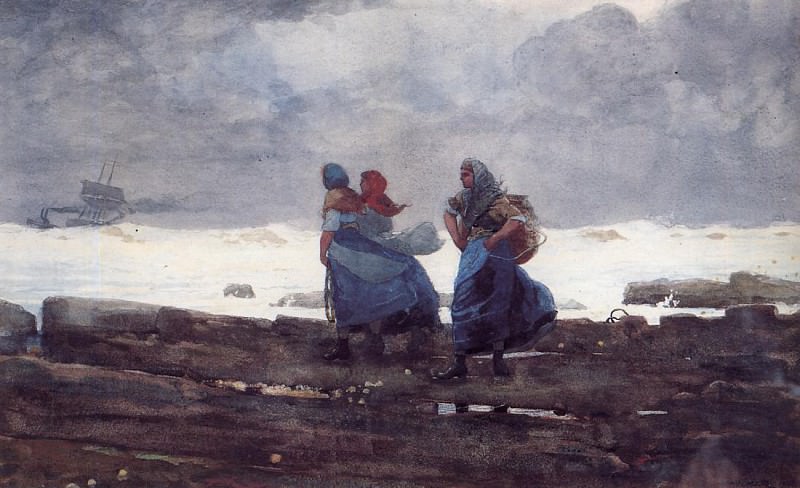 Fisherwives, Winslow Homer