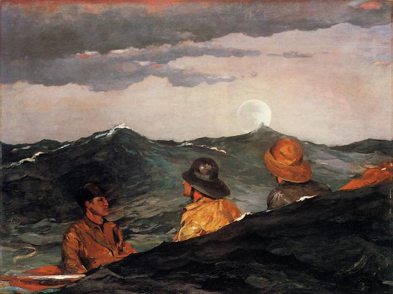 Kissing the Moon, Winslow Homer