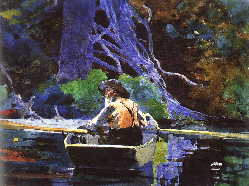 The Andirondak Guide, Winslow Homer