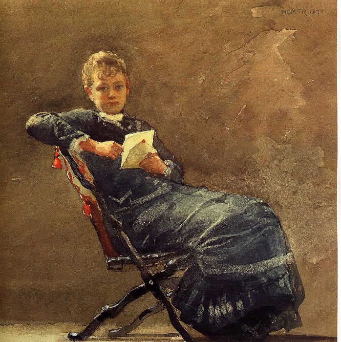 Girl Seated, Winslow Homer
