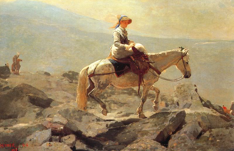 The Bridle Path, White Mountains, Winslow Homer