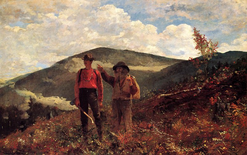 The Two Guides, Winslow Homer