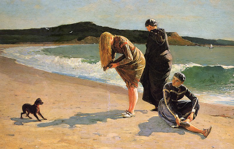 High Tide- The Bathers, Winslow Homer