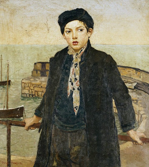 Boy by the Harbour, Harold Harvey