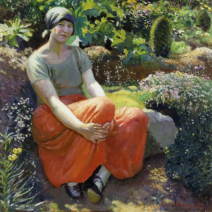 In the Garden, Harold Harvey
