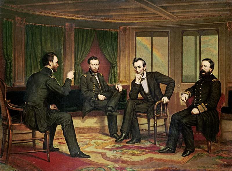 Миротворцы, март 1865, Джордж Питер Александр Хили