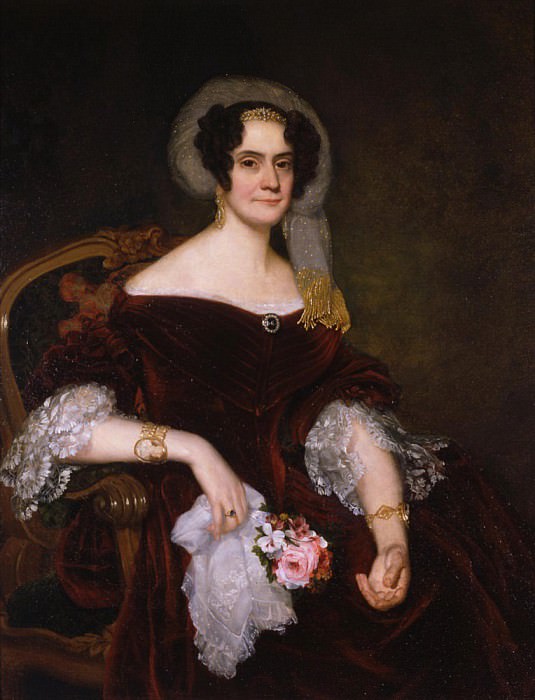 Portrait of Sarah Coles Stevenson, George Peter Alexander Healy