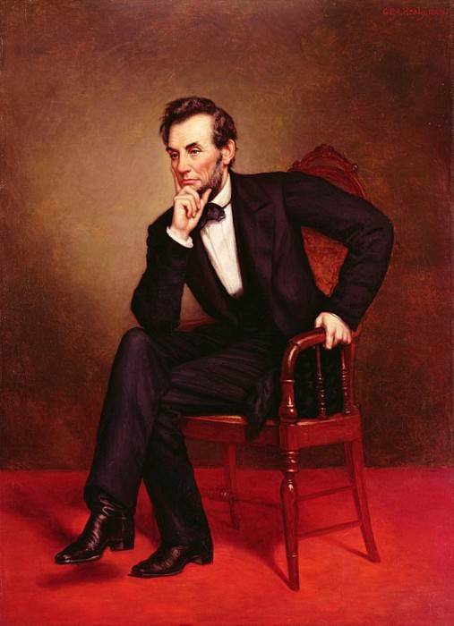 Portrait of Abraham Lincoln, George Peter Alexander Healy