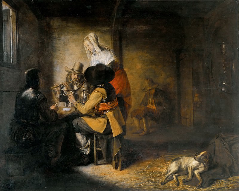 Interior with a Flute Player