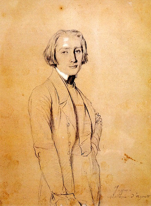 Ingres_Franz_Liszt, Jean Auguste Dominique Ingres