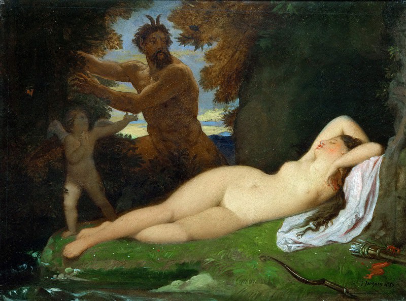 Jupiter and Antiope, Jean Auguste Dominique Ingres