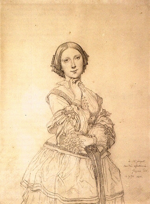 Ingres_Mademoiselle_Cecile_Panckoucke, Jean Auguste Dominique Ingres