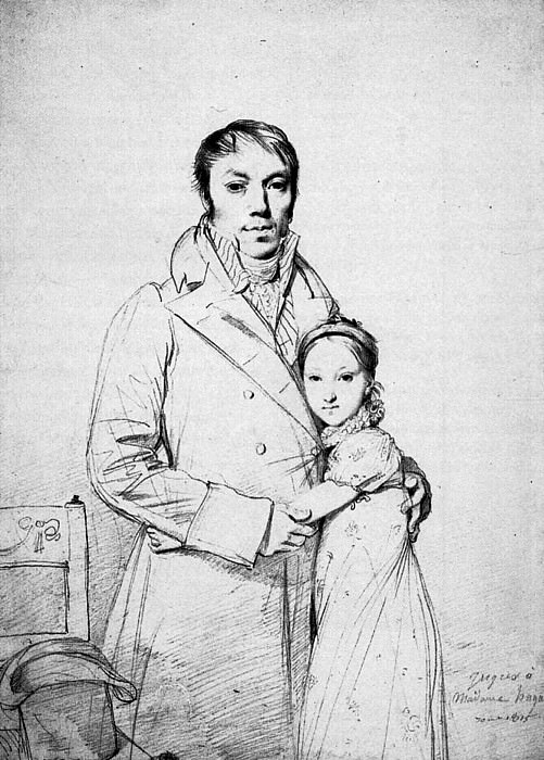 Ingres_Charles_Hayard_and_his_daughter_Marguerite, Jean Auguste Dominique Ingres