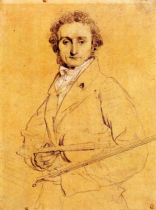 Ingres_Niccolo_Paganini, Jean Auguste Dominique Ingres