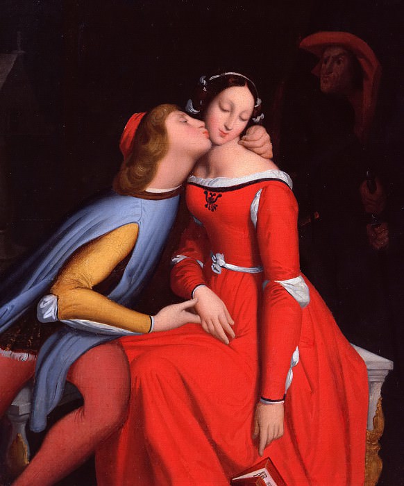 Francesca da Rimini and Paolo Malatesta, Jean Auguste Dominique Ingres