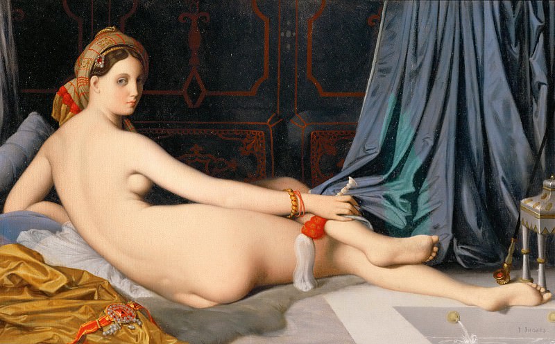 Odalisque, Jean Auguste Dominique Ingres