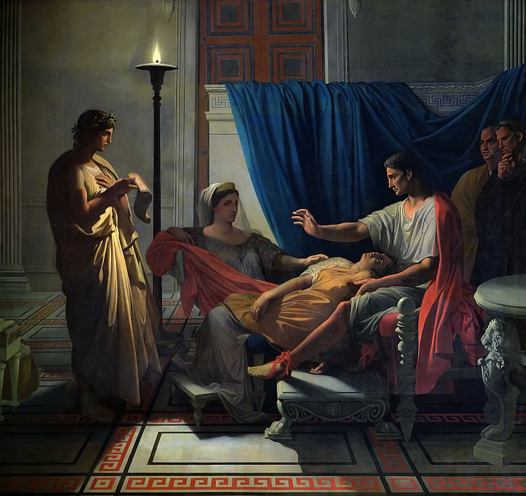 Вергилий, читающий Энеиду Ливии, Октавии и Октавиану Августу