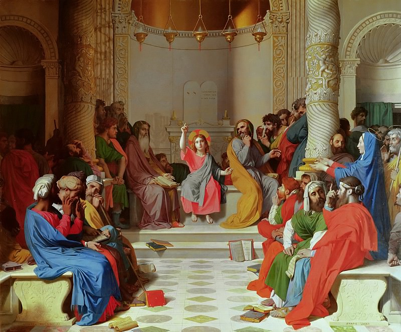 Jesus Among the Doctors, Jean Auguste Dominique Ingres