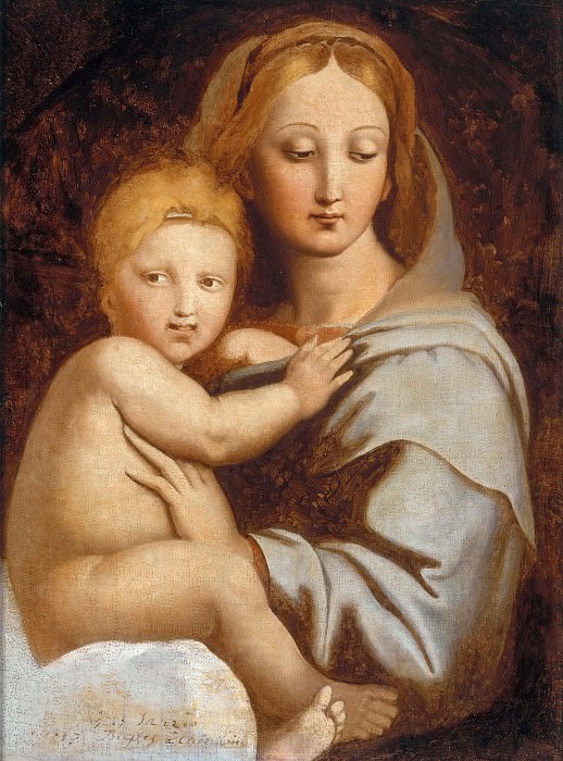 Virgin and Child, Jean Auguste Dominique Ingres