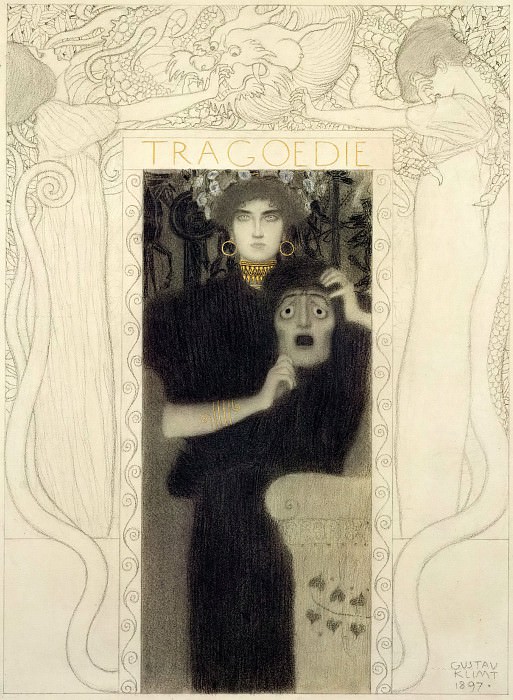 Study for the allegory of Tragedy, Gustav Klimt