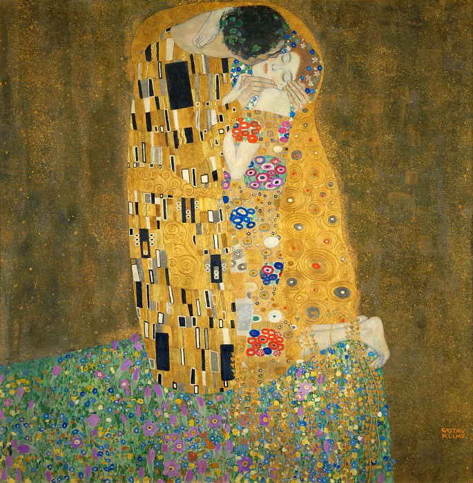 The Kiss, Gustav Klimt
