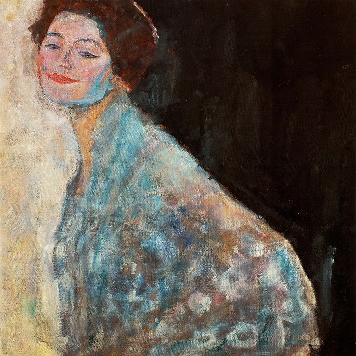 Портрет дамы в белом, Густав Климт