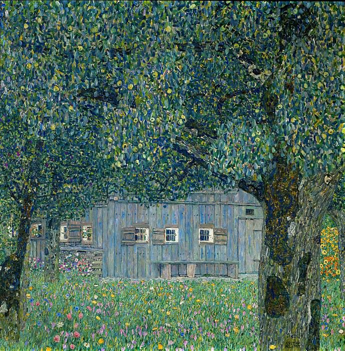 Upper Austrian Farmhouse, Gustav Klimt