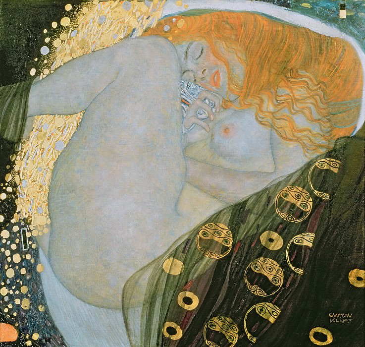 Danae, Gustav Klimt