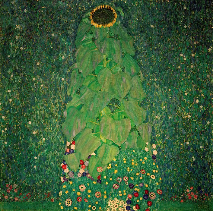 Sunflower, Gustav Klimt