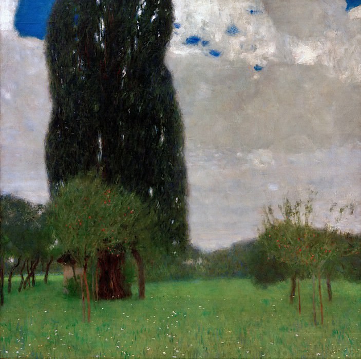 The Great Poplar I, Gustav Klimt