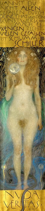 Nuda Veritas , Gustav Klimt