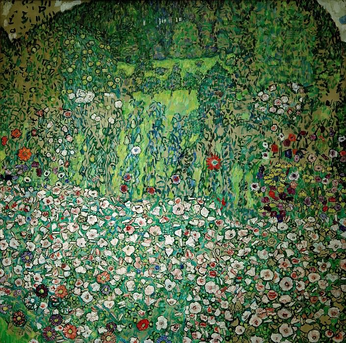 Park Landscape with Mountain Top, Gustav Klimt