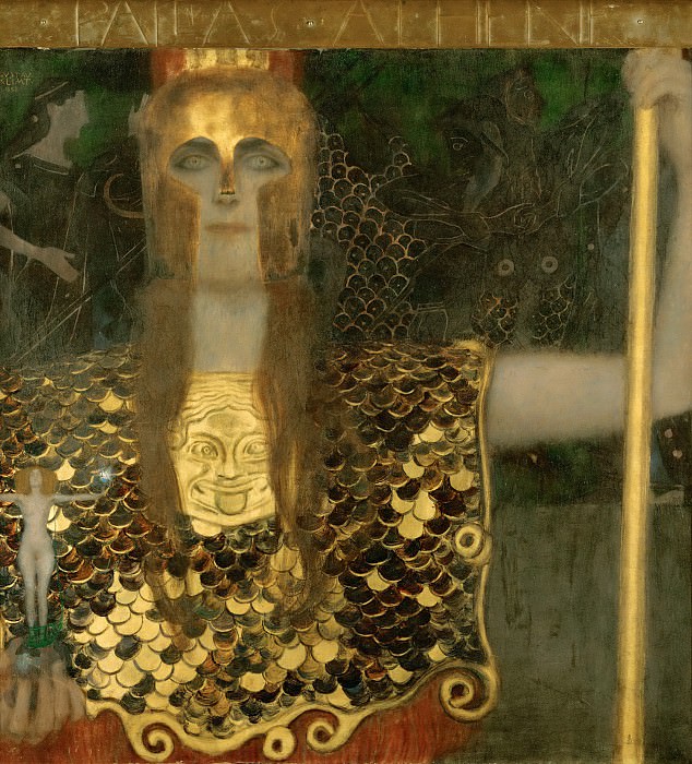 Pallas Athene, Gustav Klimt