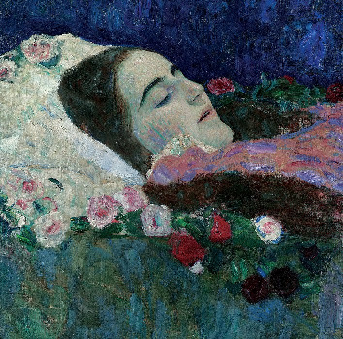 Ria Munk on her Deathbed, Gustav Klimt
